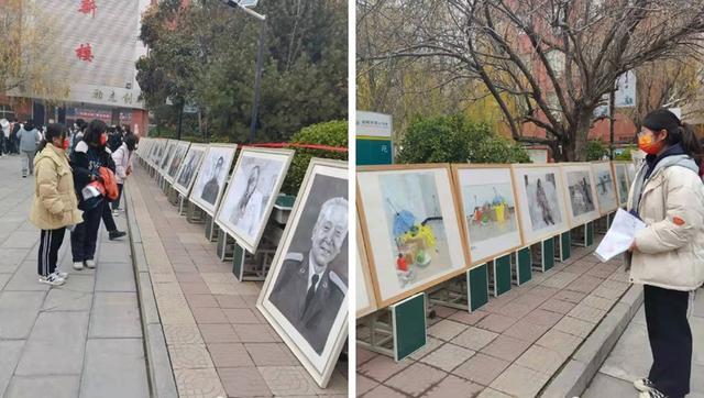 邯郸市第七中学举办历届高三优秀毕业生美术作品展